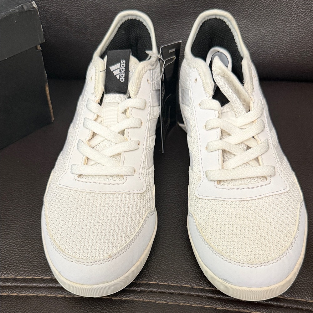 Adidas White and Black ACE Tango Athletic Soccer Shoes - Picture 2 of 8